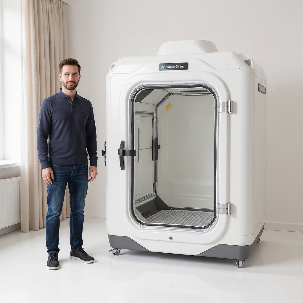 Medical-Grade PVC Hyperbaric Chamber – 80 x 60 x 60 in, Lightweight, Portable view 4