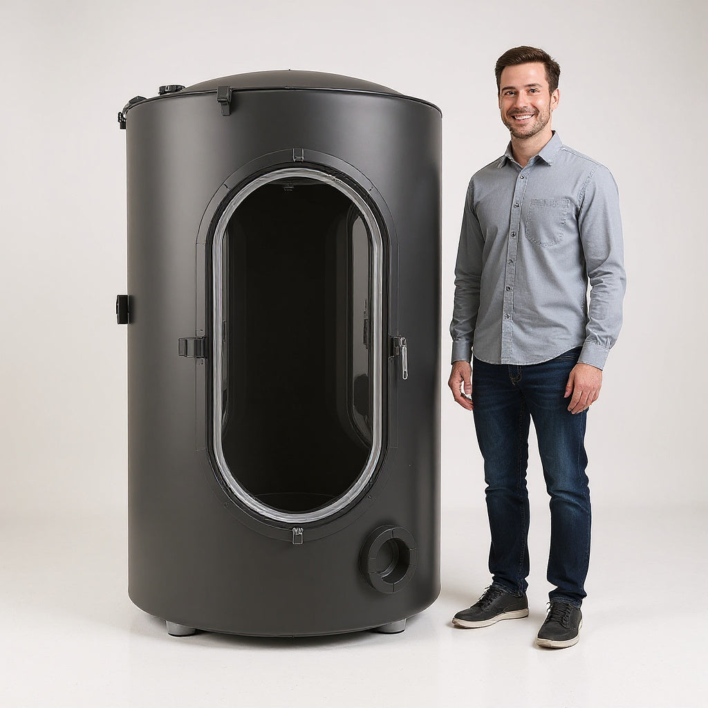 Medical-Grade PVC Hyperbaric Oxygen Therapy Chamber - 72 x 36 x 36 Inches, Portable, Compact view 4