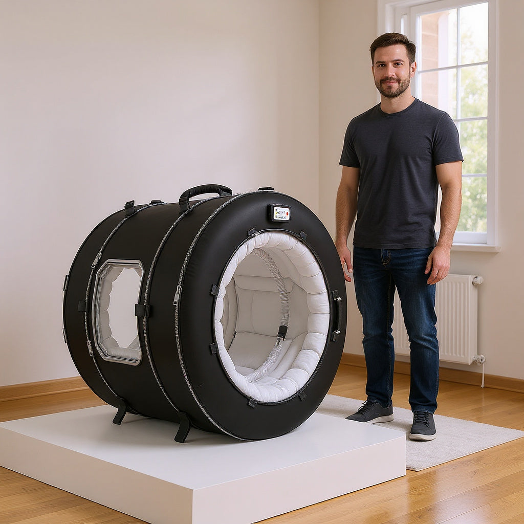 High-Density Nylon Portable Hyperbaric Chamber – 78 x 78 x 198 cm, PVC, Compact Design view 4