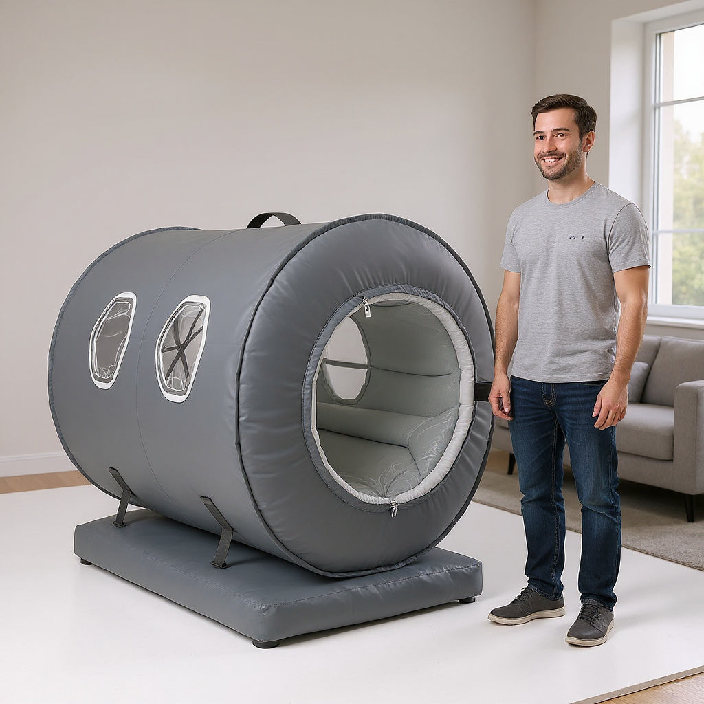 Soft Fabric Portable Hyperbaric Chamber – 30 x 30 x 76 in, Lightweight, Compact view 4