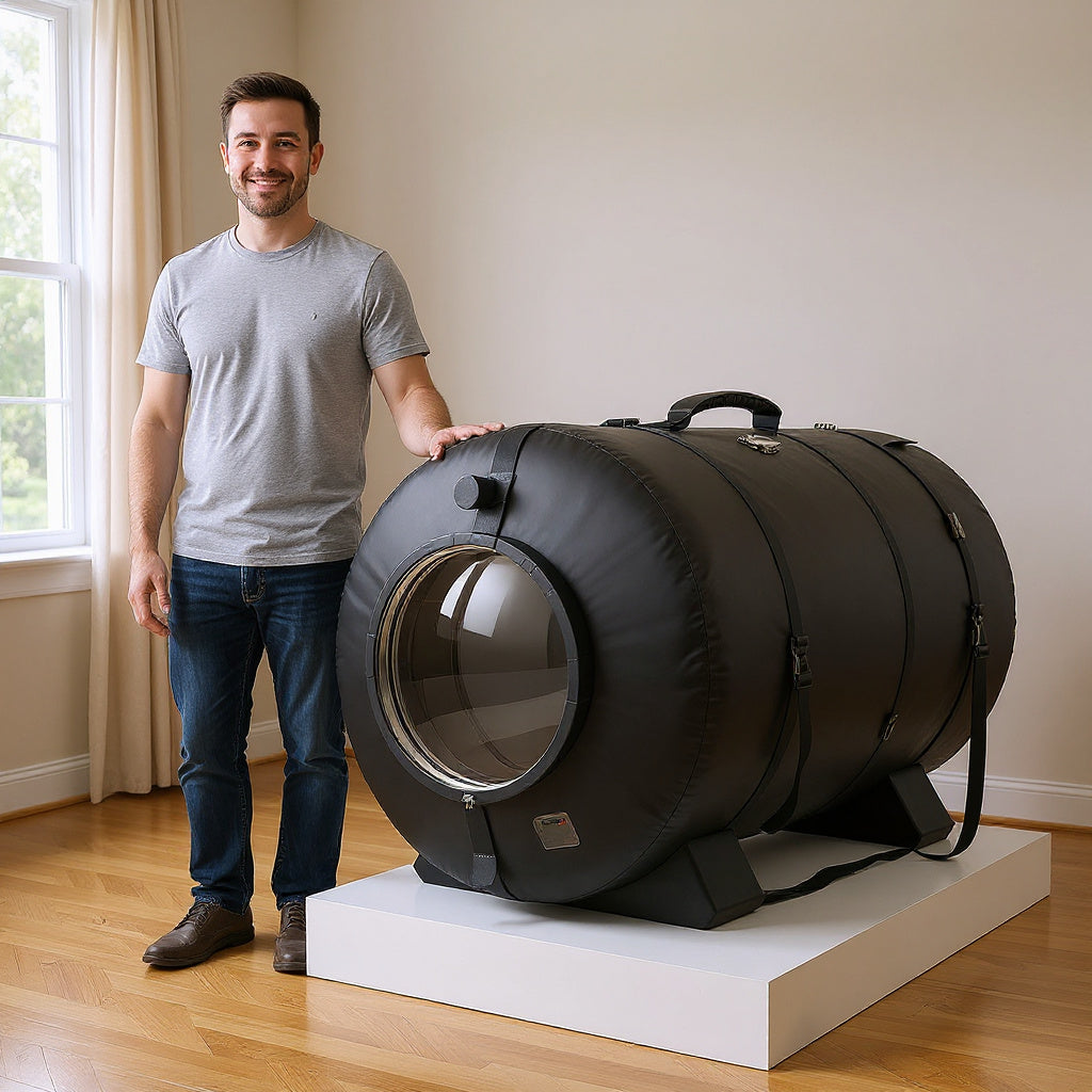 High-Strength Nylon Portable Hyperbaric Chamber – 30 x 30 x 78 in, Modern, Professional view 4