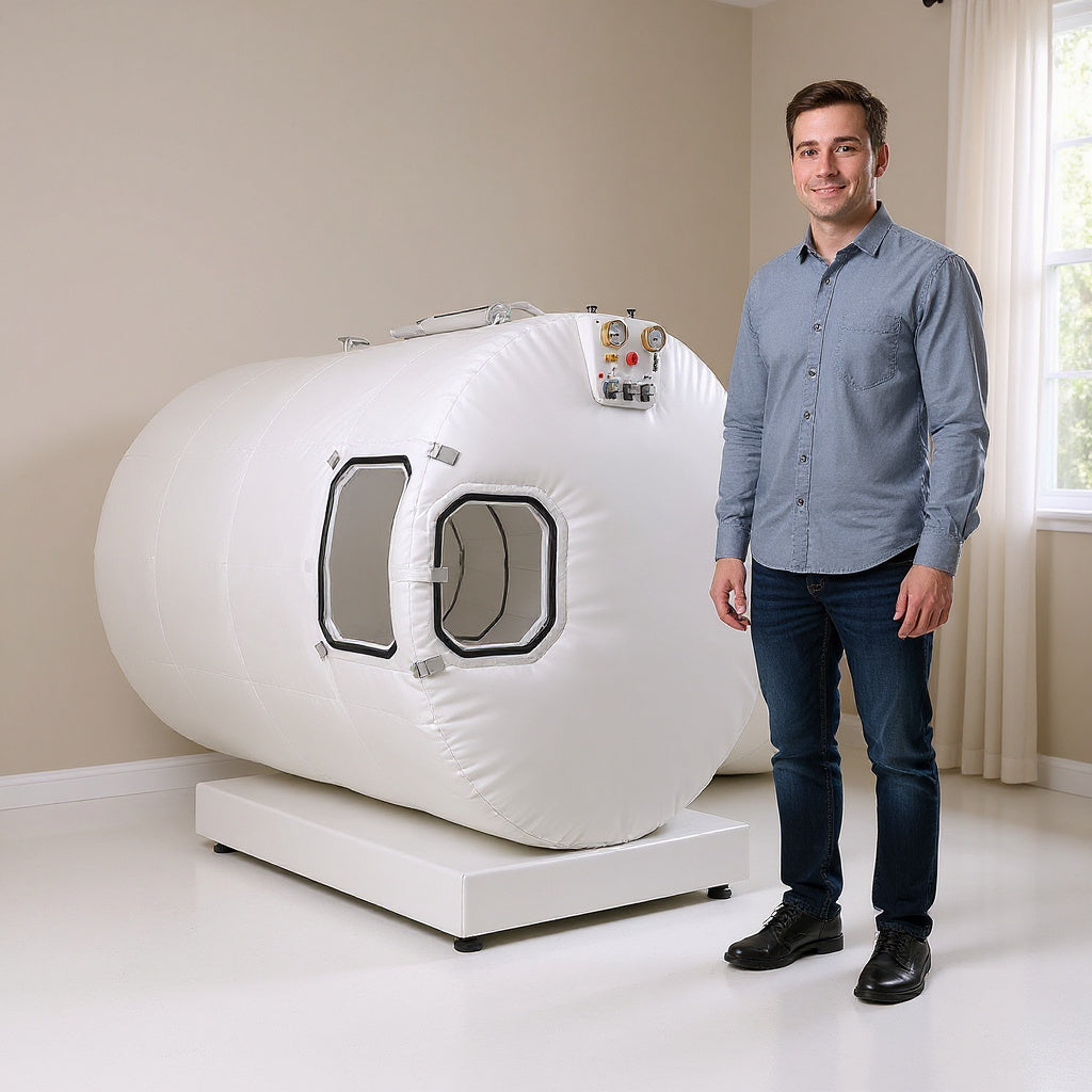Durable Fabric Portable Hyperbaric Chamber – 78 x 32 x 32 in, Compact, Modern view 4