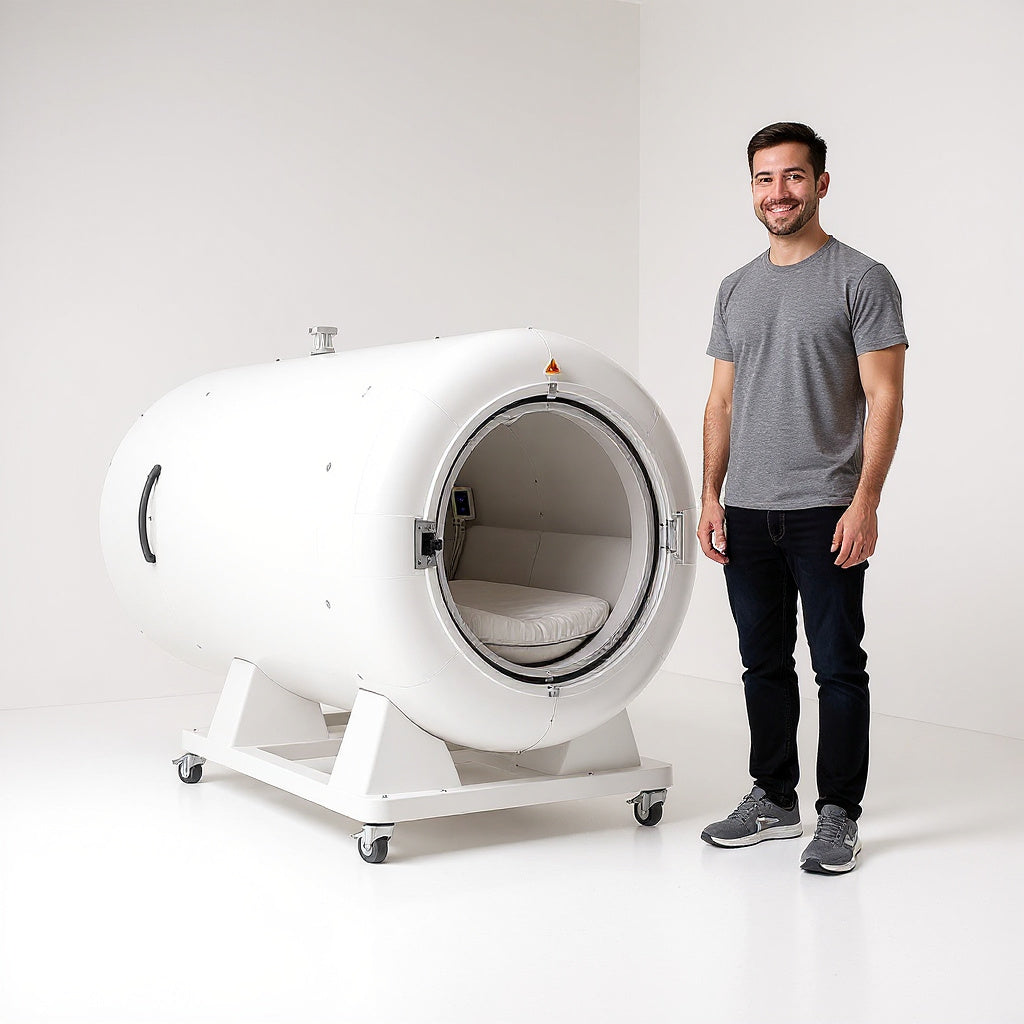 High-Strength PVC Portable Hyperbaric Chamber – 78 x 32 x 32 in, Modern, Compact view 4