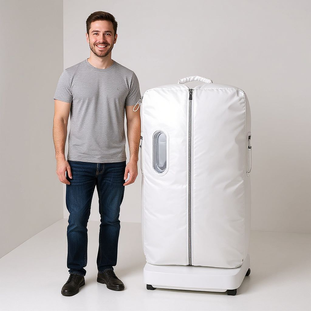 Nylon Portable Hyperbaric Oxygen Chamber – 33 x 23 x 17 in, PVC, Modern view 4