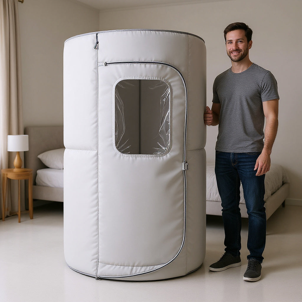 Soft Fabric Portable Hyperbaric Chamber – 28 x 28 x 78 in, Compact, Lightweight view 4