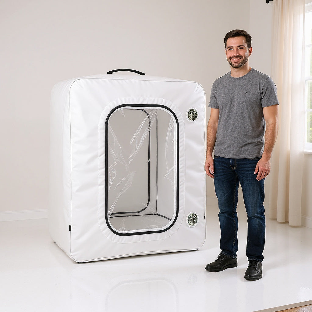 Durable Nylon Hyperbaric Oxygen Chamber – 78 x 58 x 28 in, Compact, Portable Design view 4