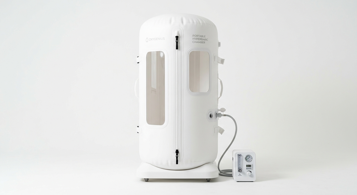 Plastic Portable Hyperbaric Chamber – 36 x 36 x 78 in, White, Modern