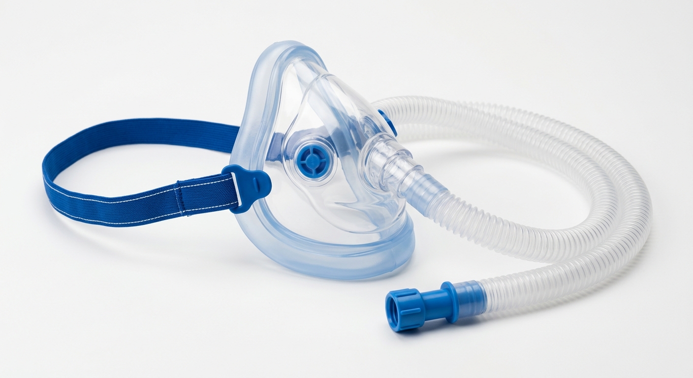 Silicone Oxygen Mask Set – Minimalist Design, Lightweight